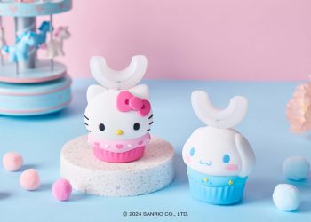 「NETTEC尼特客」聯名「三麗鷗」 推出可愛造型兒童電動牙刷！45秒刷牙清潔溜溜 2/1全家超商上市