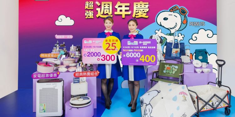 高雄夢時代「2024超強週年慶」9/26驚喜開跑