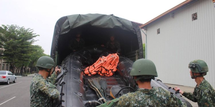 第四作戰區預置兵力 投入南部縣市災防應變