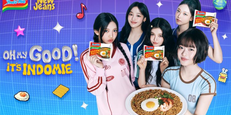 人氣品牌神級炒麵Indomie營多麵攜手NewJeans擔任全球品牌大使