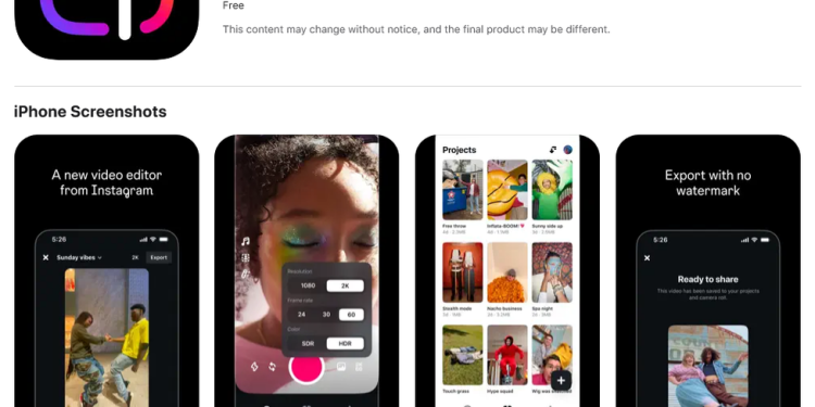 TikTok禁令餘波盪漾 Meta趁機推出「Edits」影片編輯功能