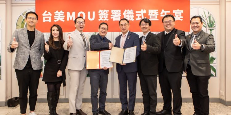 北美洲台灣商會聯合總會攜手台灣食在力量美食產業交流協會 簽署 MOU 推動美食國際交流