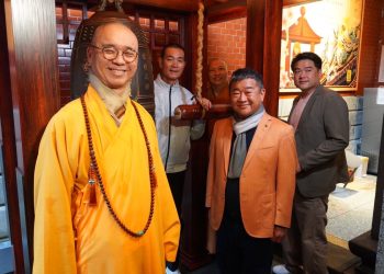 宗教教育行動舞臺車｢神多多」桃園景福宮首亮相 歷史名師呂捷 朝天宮蔡咏锝董事長 互尬神知識