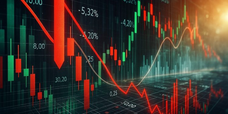 VIX飆波段新高！權值股無力撐盤、台股盤中一度跌逾千點