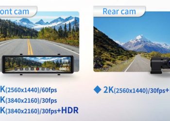 快譯通R520A電子後視鏡行車記錄器重磅登場！前4K後2K＋星光夜視二代＋全屏觸控＋科技執法提醒，開啟智慧行車新世代