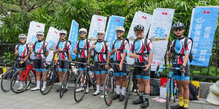 泰山食品「強運車隊」應援會考 免費送「強」氣泡水助考生補運！