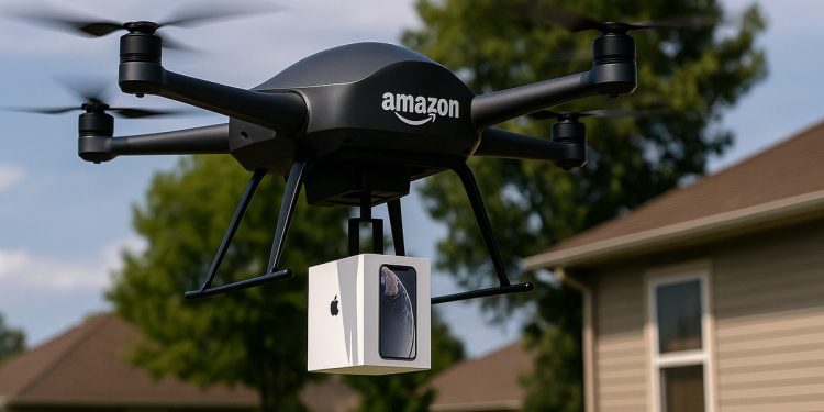 亞馬遜無人機快遞iPhone、1小時可到貨 少數地區搶先體驗