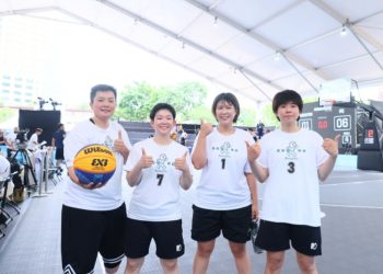 世壯運3對3籃球決戰新北市民廣場    選手們齊讚