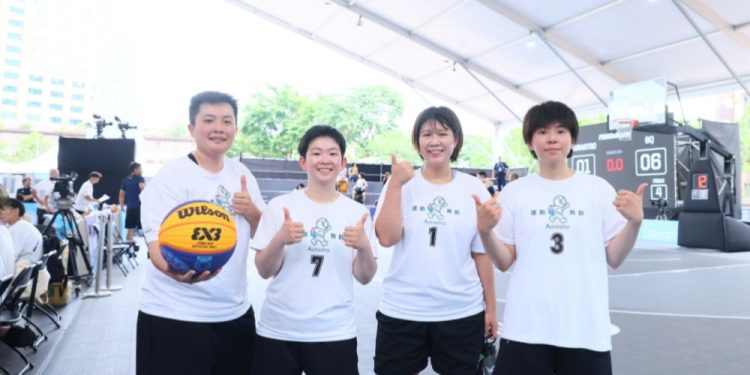 世壯運3對3籃球決戰新北市民廣場    選手們齊讚