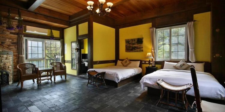 清境農場住宿推薦 南法風格南投景觀民宿 藏身高山落羽松森林間