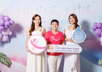 可若夫攜手乳癌病友協會 推廣乳房衛教 拐拐力挺、30位KOL響應