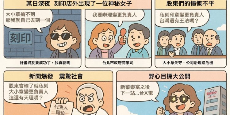 新華泰富爆公司印章奪權大戰 公司派指控市場派意圖搶奪負責人職位