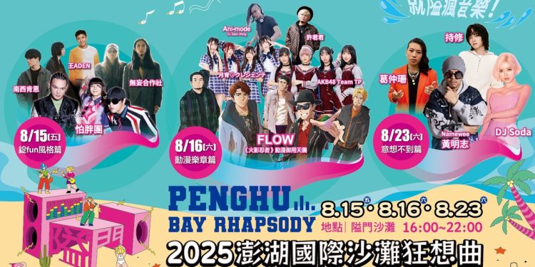 「2025澎湖國際沙灘狂想曲」多項獨特活動首度於8月陸續登場