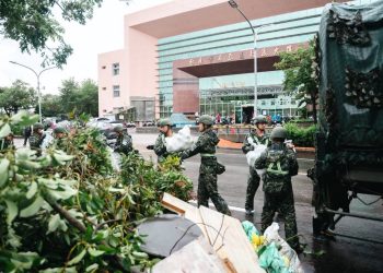 漢光同步救災　第四作戰區協助台南災後復原