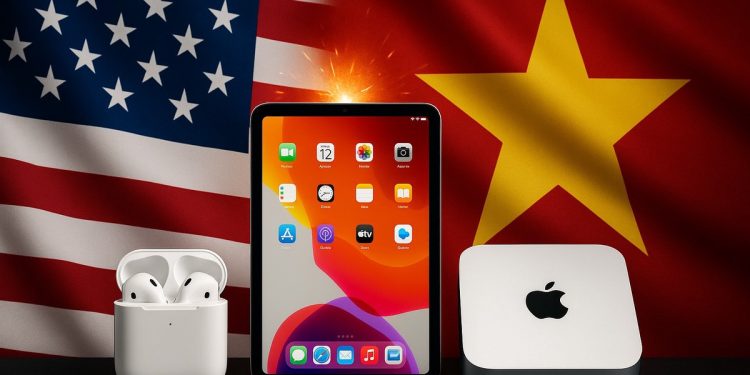美越新關稅衝擊蘋果?iPad與AirPods進口成本恐翻五倍
