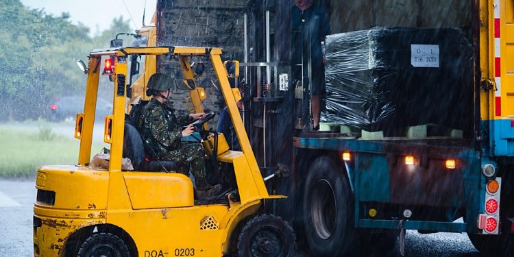 漢光41號演習　第四作戰區執行彈藥預屯演練