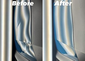 台中汽車修復推薦 免烤漆微鈑金保留原漆 當日交車更安心