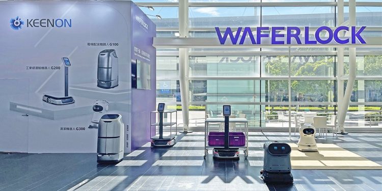 WAFERLOCK維夫拉克攜手KEENON Robotics 自動化展首亮相工業運輸與清潔機器人