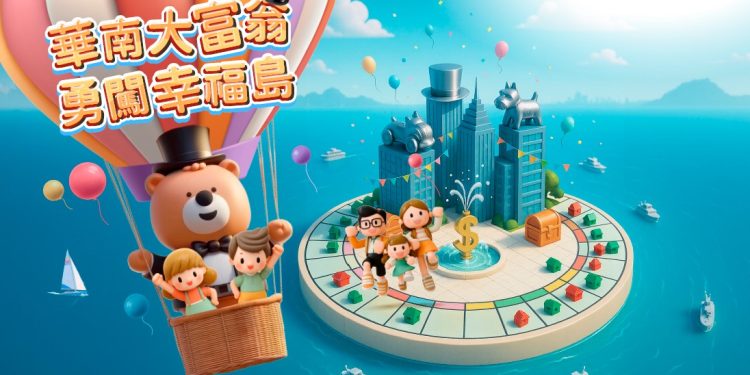 「華南大富翁 勇闖幸福島」啟動 學理財也能抽iPhone 16黃金大獎