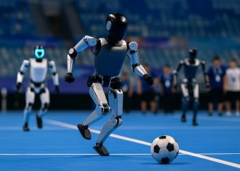 「人形機器人運動會 」北京開幕 足球、短跑賽事火花四濺