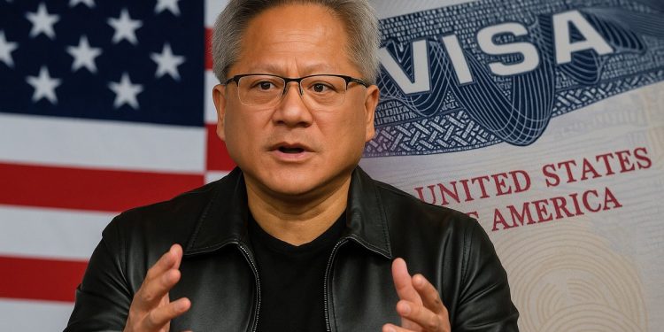 H-1B簽證新規震撼科技圈 黃仁勳:希望政策有改良空間