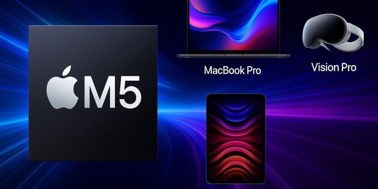 蘋果發布三款搭載M5晶片新產品！宣稱AI效能提升四倍