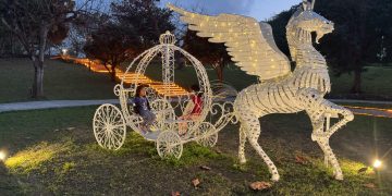 星光步道×飛馬馬車 大陳公園打造走春打卡點