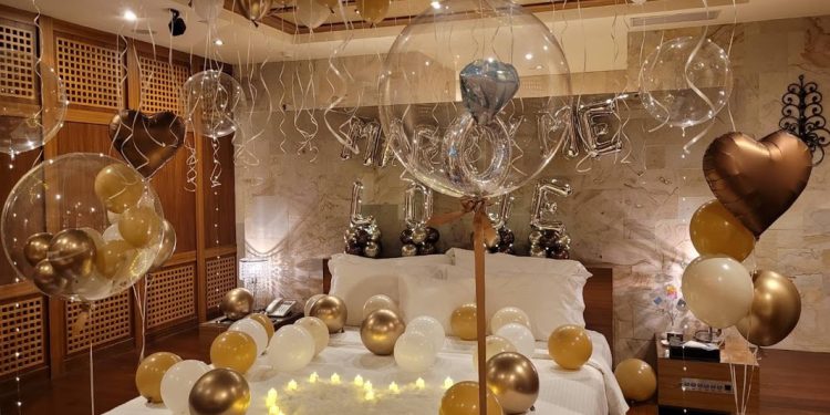 情人節告白 求婚首選!超美氣球佈置 小成本也能很浪漫