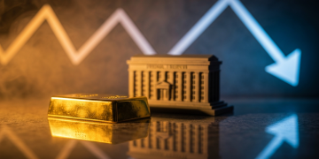 地緣政治風險未退，聯準會降息預期降溫，黃金價格承壓