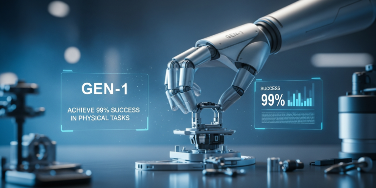 Generalist發表GEN-1機器人AI 物理任務成功率突破99%