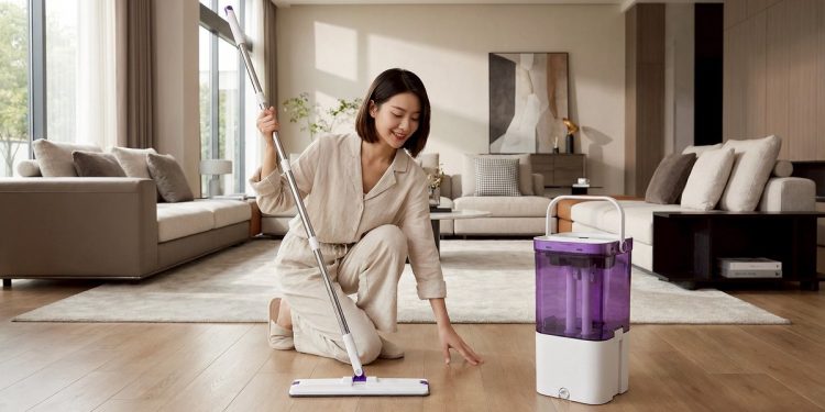 䨻能科技創新推出三槽獨立平板淨汙分離拖把  居家清潔新選擇