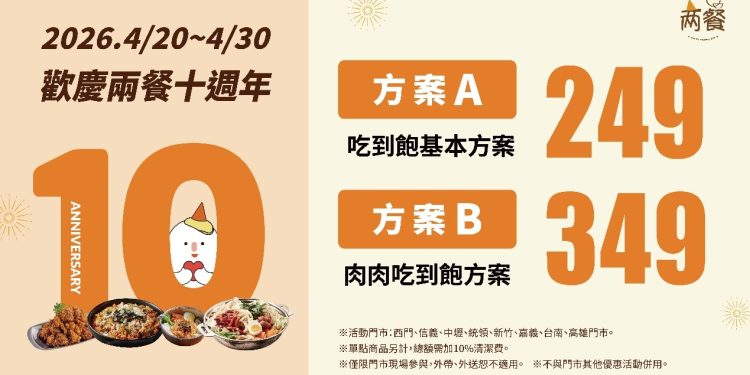 最低250元有找 韓國兩餐Dookki歡慶來台10週年「這期間」推限時回饋