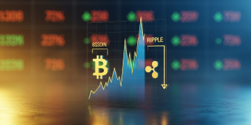 瑞波幣資金遭拋售 5600 萬美元！比特幣創單週最大吸金