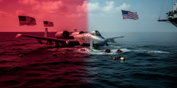 A-10疣豬戰機荷姆茲海峽墜毀飛行員獲救 美伊軍事緊張再升