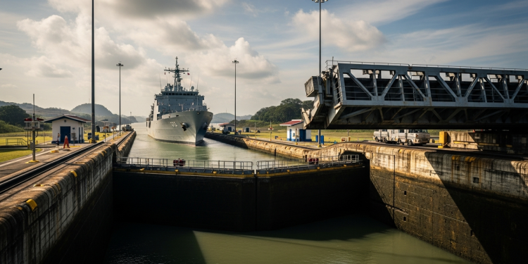 台灣海軍敦睦艦隊航經巴拿馬運河 提升遠洋訓練與外交能見度