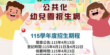 打造優質平價教保環境 苗栗縣115學年度公共化幼兒園招生即將登場