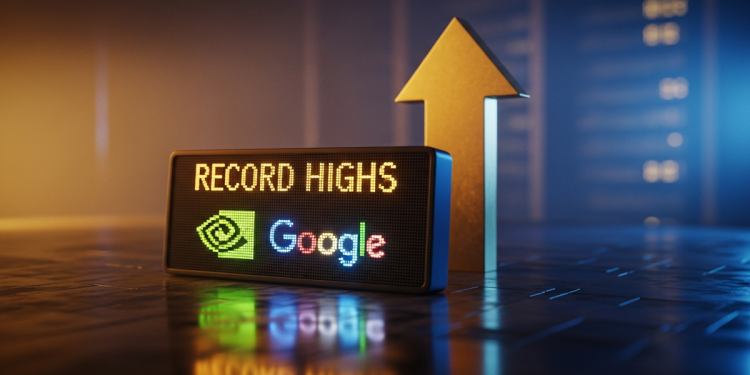 輝達、Google創營收新高 AI浪潮推升那指標普再創新紀錄