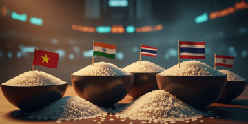 印度米價持平供應穩 亞洲米市現分化越南價揚