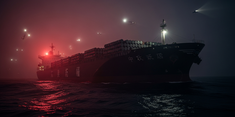 中國透過「影子艦隊」規避制裁 國會揭大規模購伊俄委石油