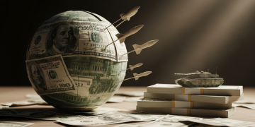 戰火頻仍局勢緊繃 全球軍費 2025 年飆破 2.8 兆美元