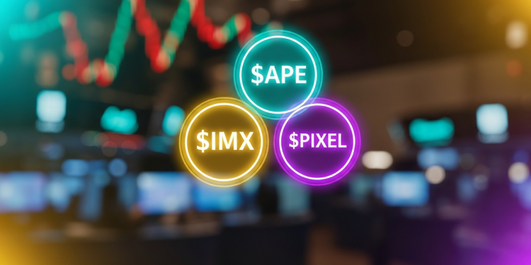 加密遊戲社群活躍 $APE、$IMX、$PIXEL 奪互動前三