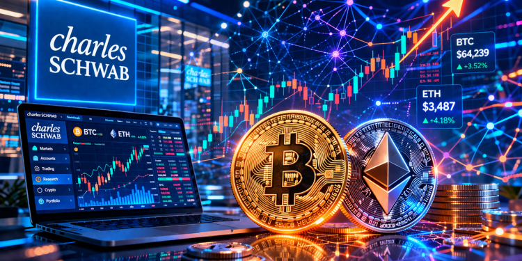 加密圈重磅！嘉信理財開通比特幣乙太幣交易 對Robinhood下戰帖