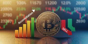 比特幣步入「關鍵累積區」 巨鯨比率攀升示警潛在賣壓