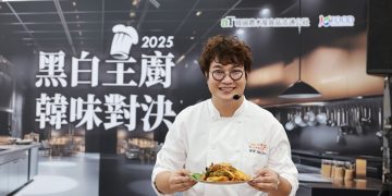 家樂福韓國週登場 黑白主廚孫榮示範韓式料理