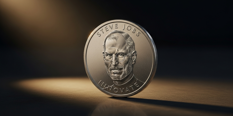 緬懷賈伯斯 蘋果共同創辦人紀念幣今起發售 限量發行添收藏價值