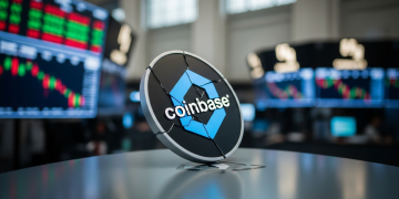 Coinbase股價昨日重挫4.4% 加密市場跌勢與資金外流雙重打擊