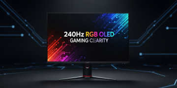 LG Display 量產 240Hz RGB OLED 面板 電競螢幕文字清晰度大躍進