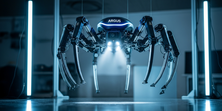杜克大學開發20腳機器人Argus 無固定方向可全向探索