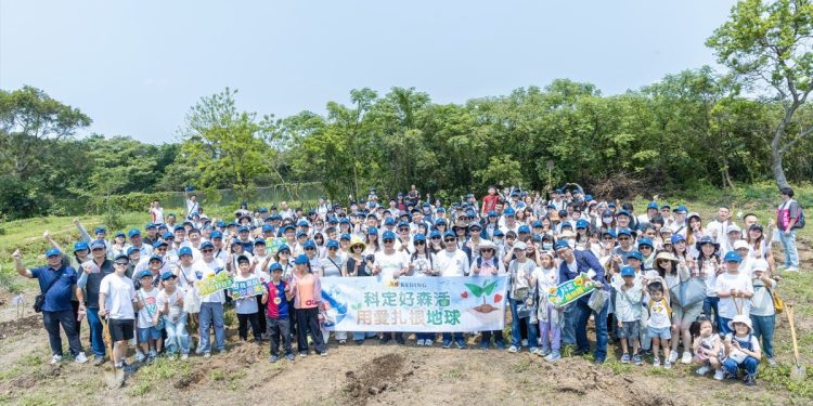 從承諾到實踐 科定企業攜手近250位同仁種下台灣原生樹種