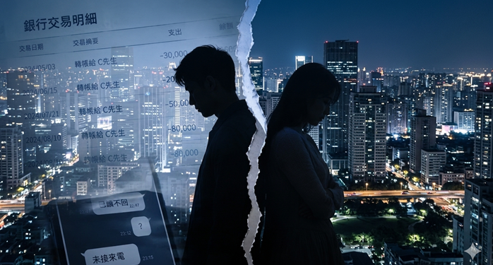 論及婚嫁卻人間蒸發 高雄女子尋求專業徵信社協助釐清真相
